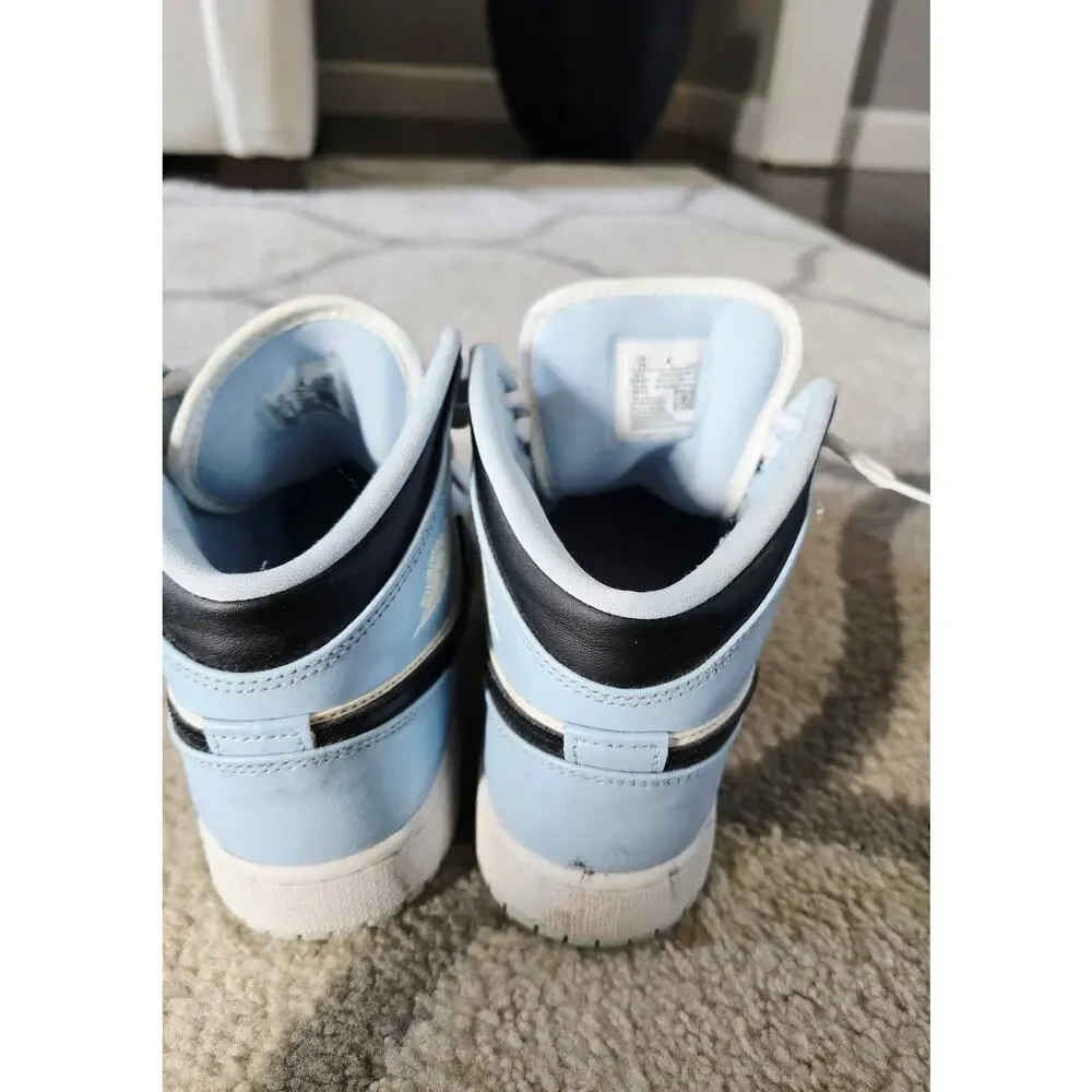 Nike Air Jordan I UNC Ice Blue High Too Sneakers Size 7Y